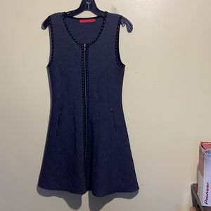 Krimson Klover Small Grey Wool Dress